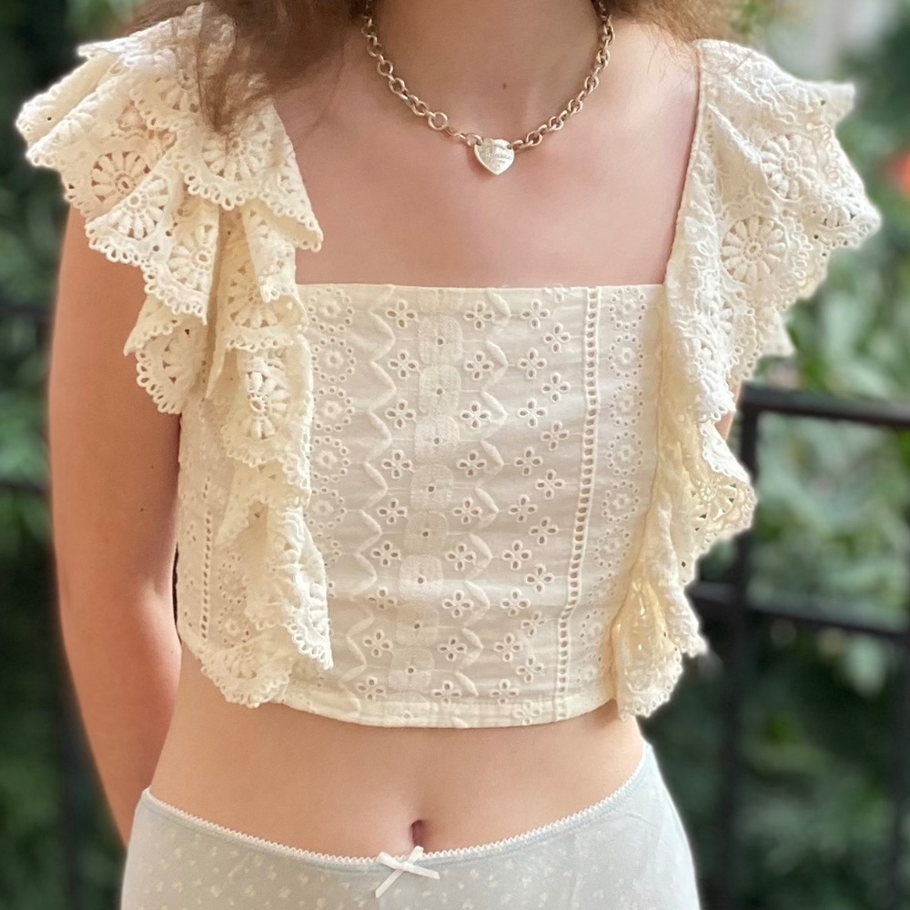 Altar’d State Ruffle Top Size: XS